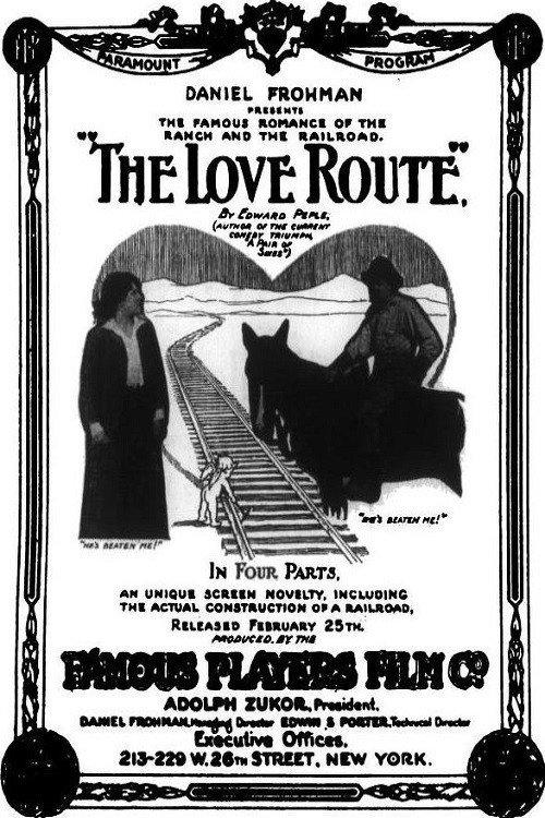 The Love Route 1915 official movie poster