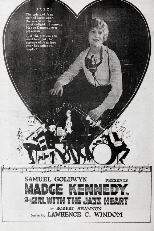 The Girl with the Jazz Heart 1921 official movie poster