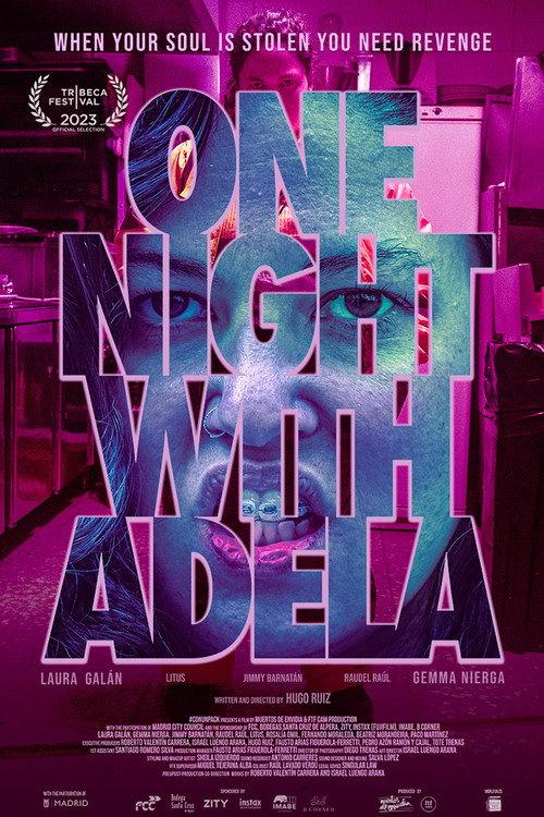 One Night with Adela 2023 official movie poster