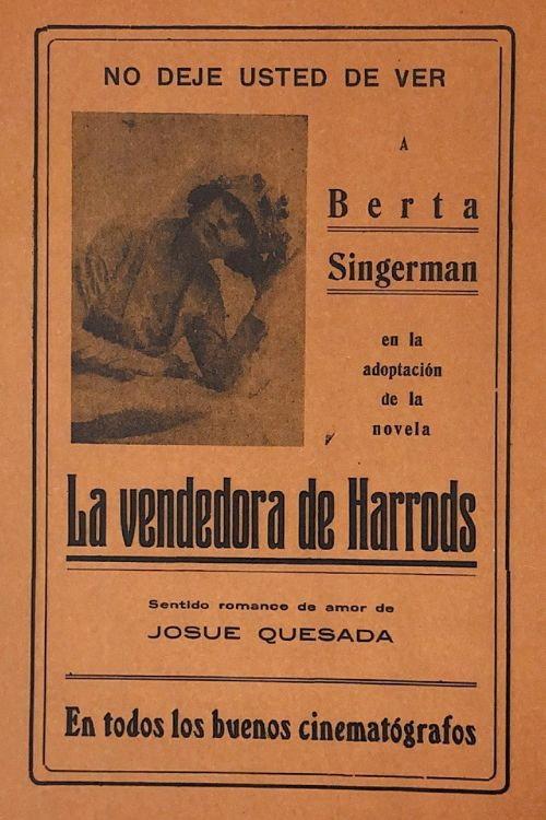La vendedora de Harrod's 1921 official movie poster