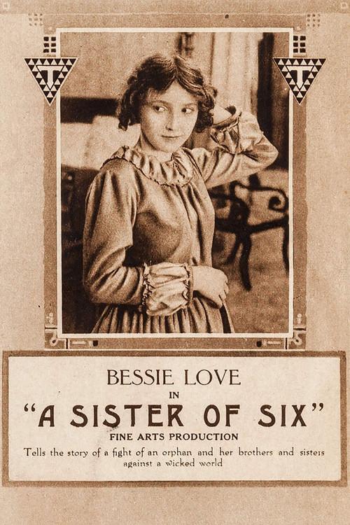 A Sister of Six 1916 official movie poster