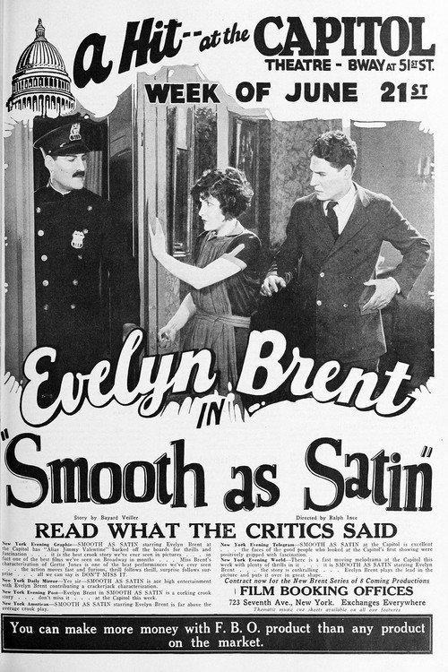 Smooth as Satin 1925 official movie poster