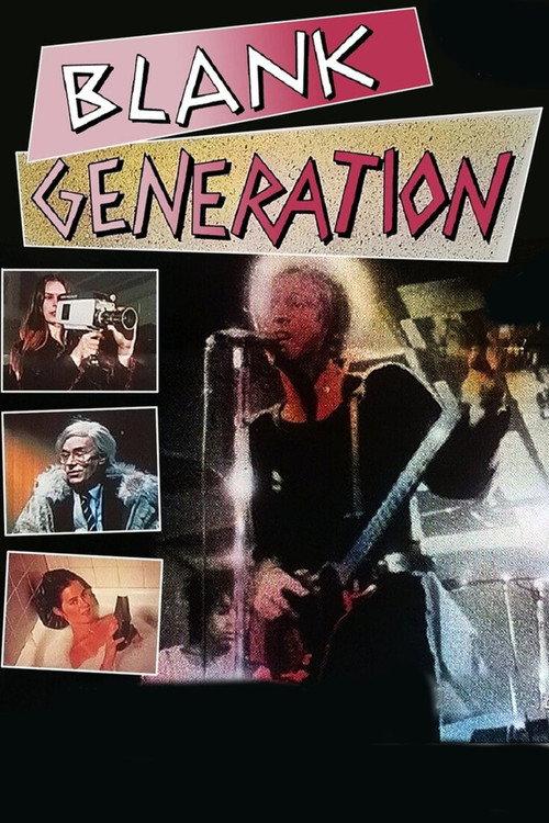 Blank Generation 1980 official movie poster