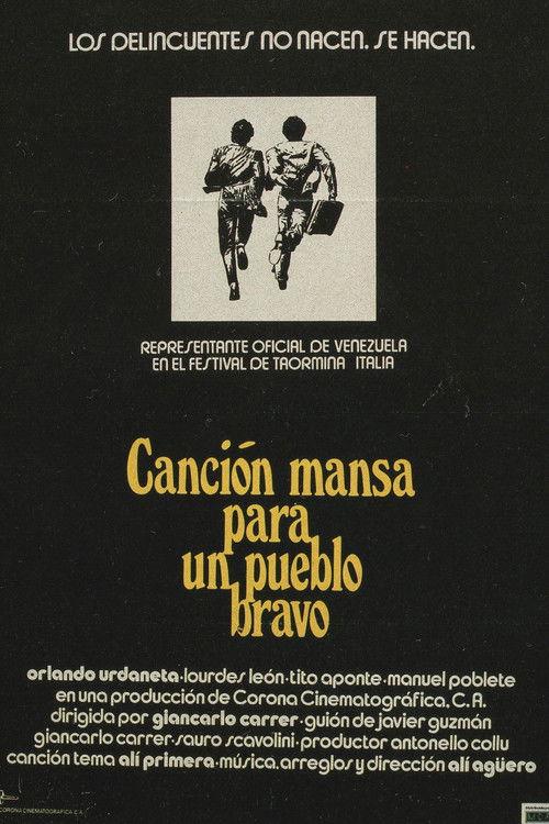 A Tame Song for a Brave People 1976 official movie poster