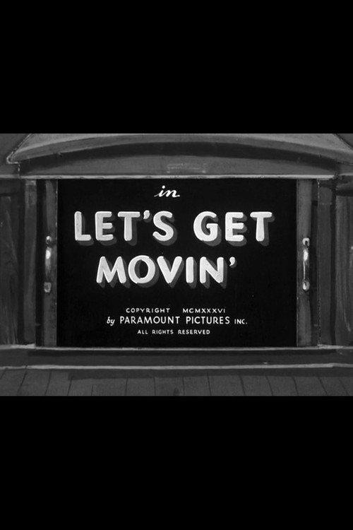 Let's Get Movin' 1936 official movie poster