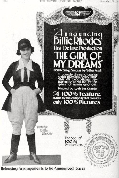 The Girl of My Dreams 1918 official movie poster