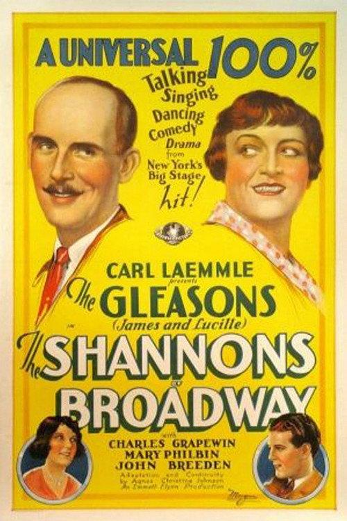 The Shannons of Broadway 1929 official movie poster