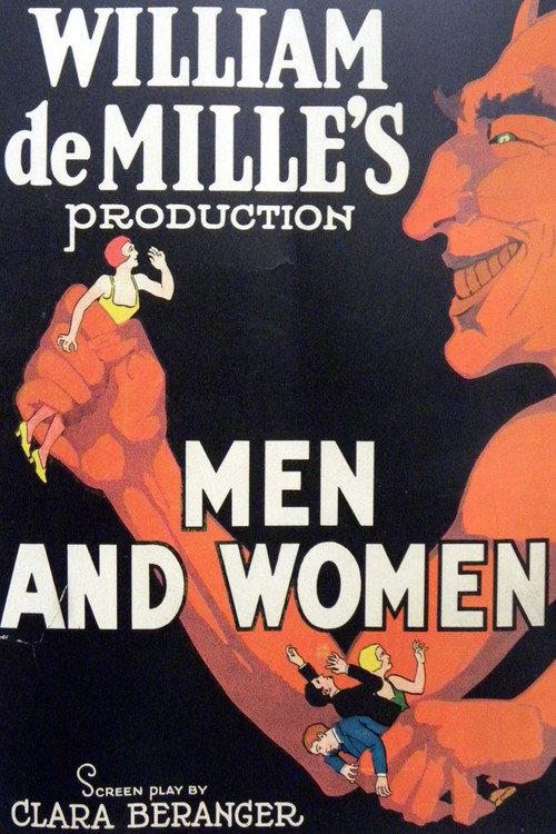 Men and Women 1925 official movie poster