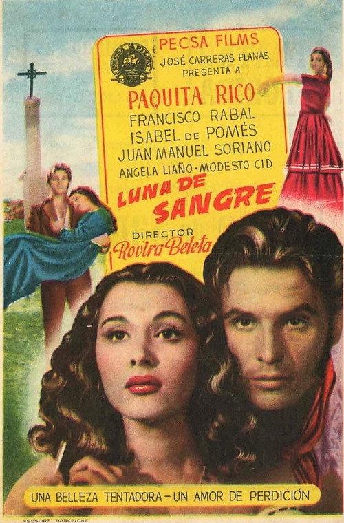 Luna de sangre 1952 official movie poster