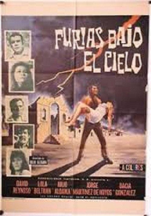Furias bajo el cielo 1971 official movie poster