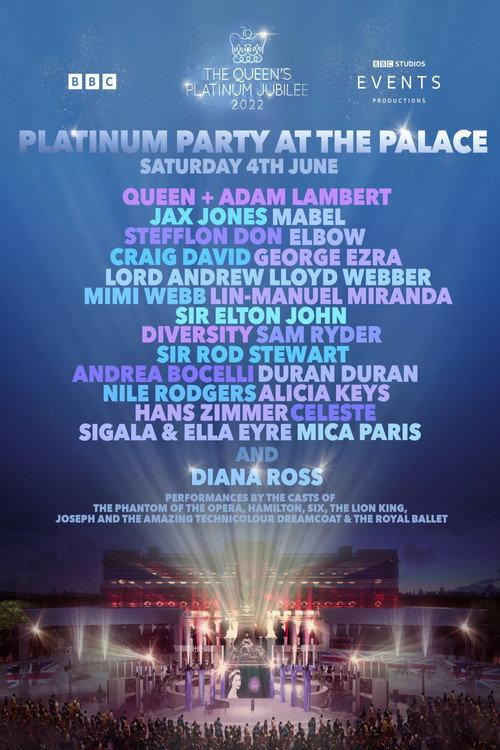 Platinum Party at the Palace 2022 official movie poster
