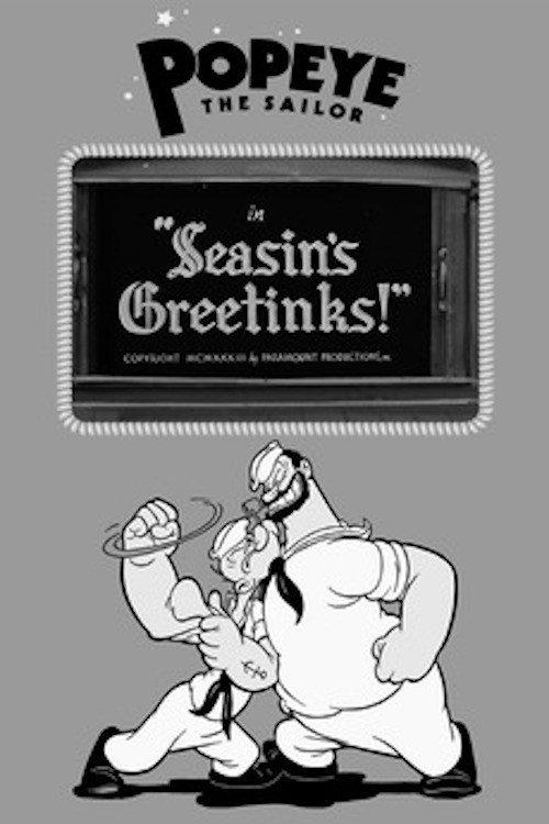 Seasin's Greetinks! 1933 official movie poster