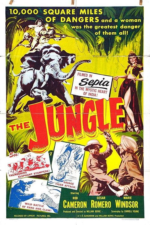 The Jungle 1952 official movie poster