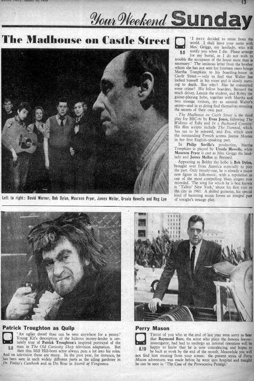 The Madhouse on Castle Street 1963 official movie poster