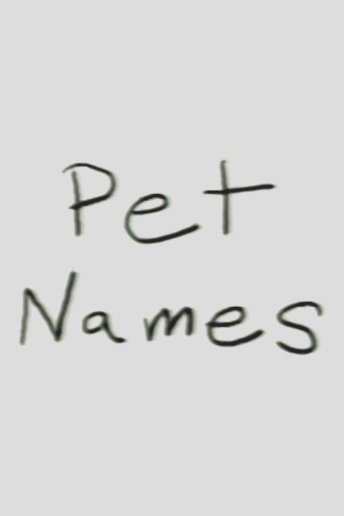 Pet Names 1991 official movie poster