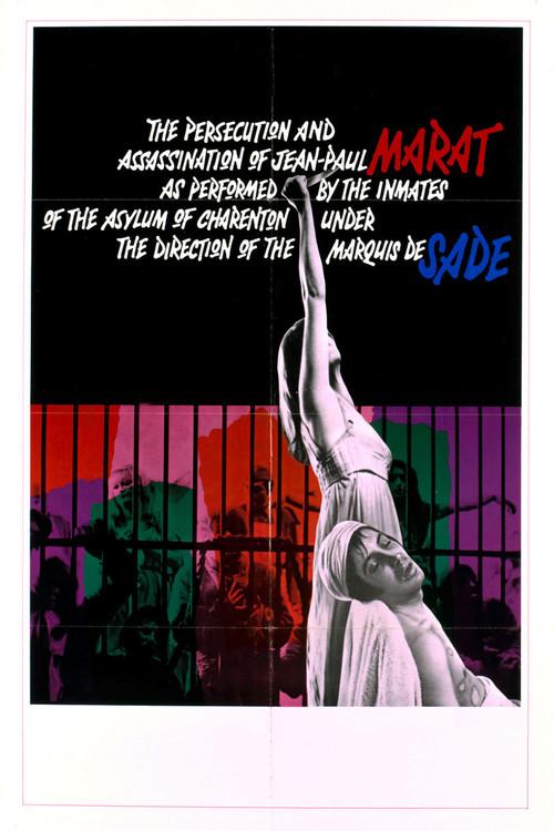The Persecution and Assassination of Jean-Paul Marat as Performed by the Inmates of the Asylum of Charenton Under the Direction of the Marquis de Sade 1967 official movie poster