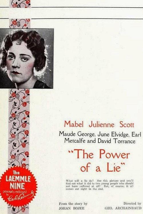 The Power of a Lie 1923 official movie poster