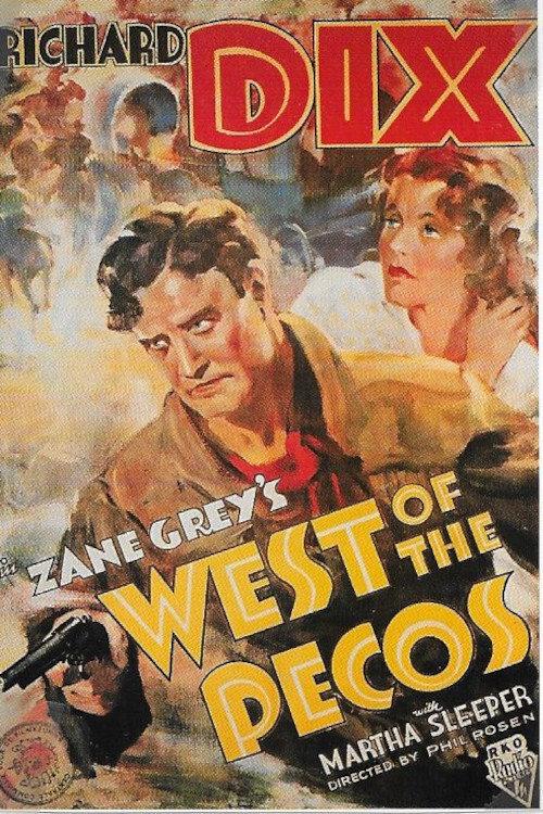 West of the Pecos 1934 official movie poster