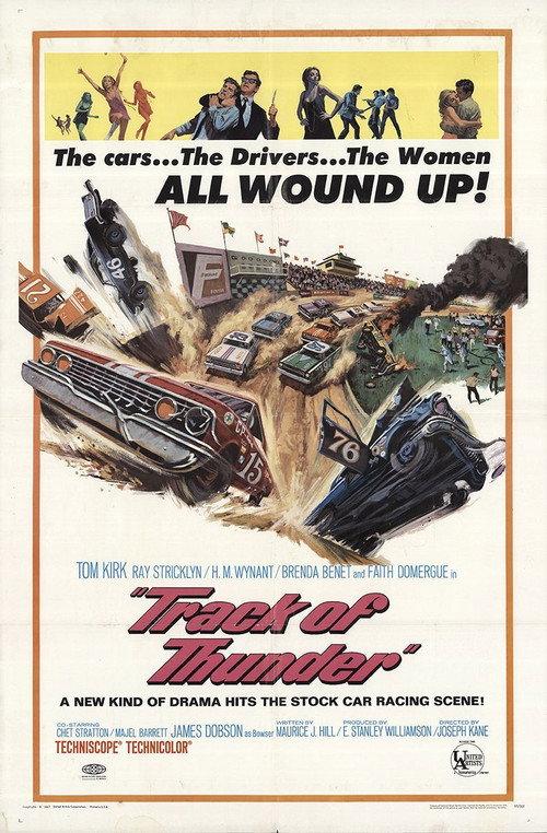 Track Of Thunder 1968 official movie poster