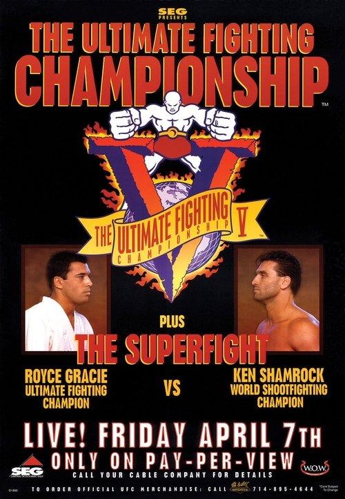 UFC 5: Return Of The Beast 1995 official movie poster