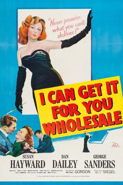 I Can Get It for You Wholesale 1951 official movie poster