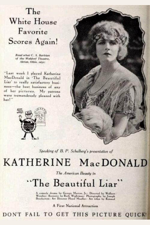 The Beautiful Liar 1921 official movie poster