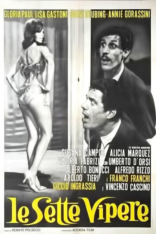 The Seven Vipers (The Latin Husband) 1964 official movie poster