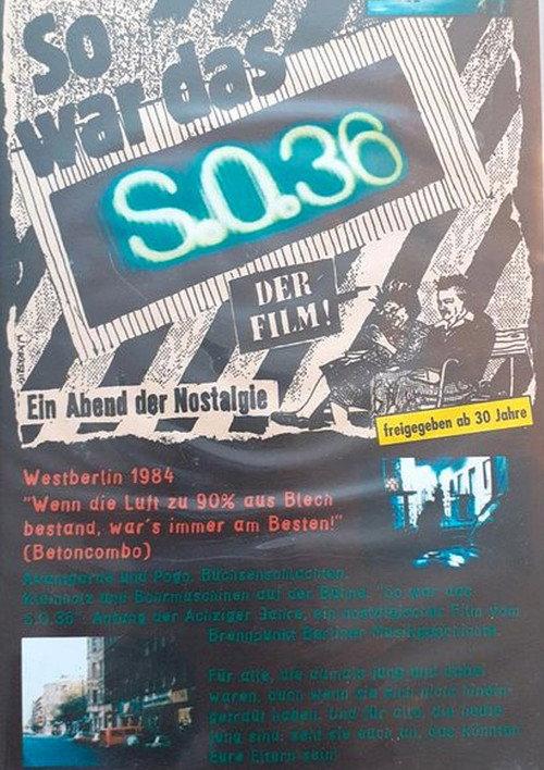 Such Was the S.O. 36 1984 official movie poster