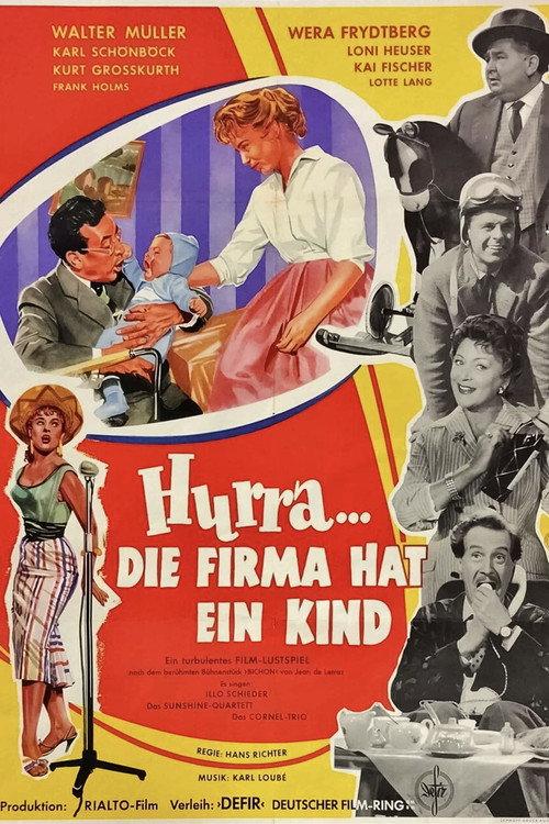 Hurra - die Firma hat ein Kind 1956 official movie poster