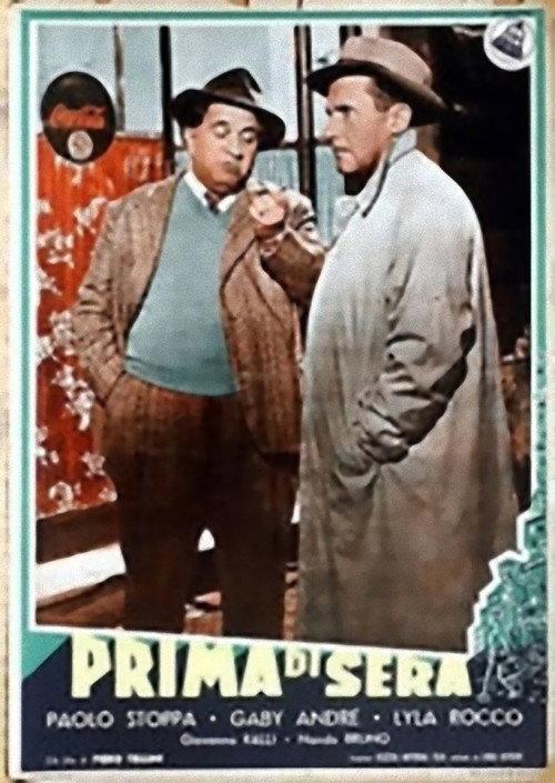Prima di sera 1954 official movie poster