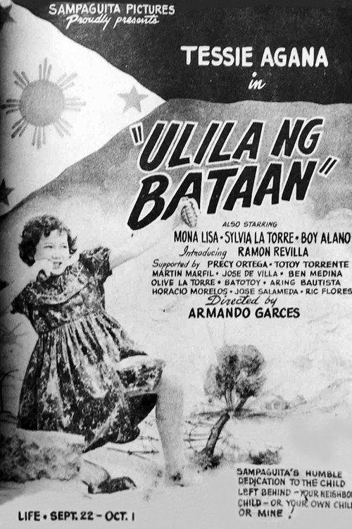 Ulila ng Bataan 1952 official movie poster