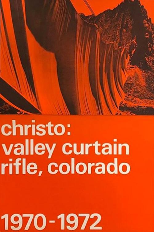 Christo's Valley Curtain 1974 official movie poster