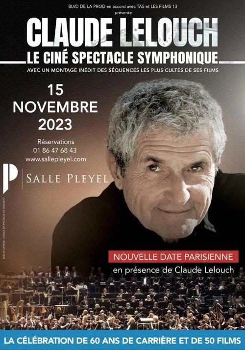 Claude Lelouch - Le symphonique 2023 official movie poster