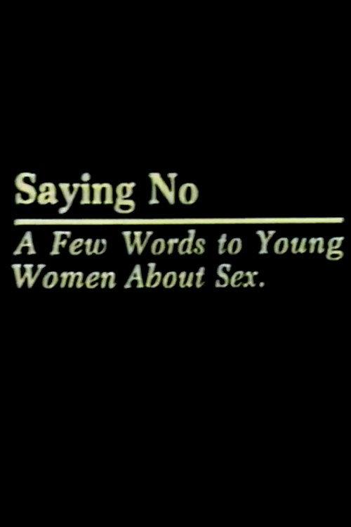 Saying No 1982 official movie poster