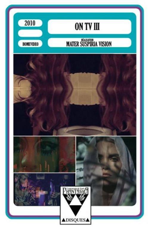 Mater Suspiria Vision - ON TV III 2010 official movie poster