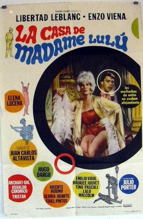 La casa de Madame Lulú 1968 official movie poster
