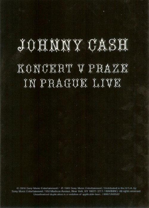 Johnny Cash: Live in Prague official movie poster