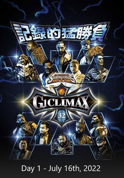 NJPW G1 Climax 32: Day 1 2022 official movie poster