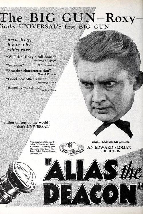 Alias The Deacon 1927 official movie poster