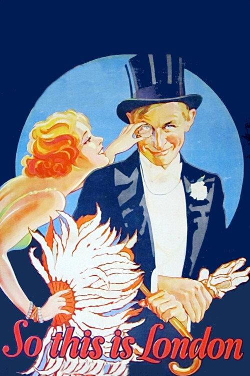 So This Is London 1930 official movie poster
