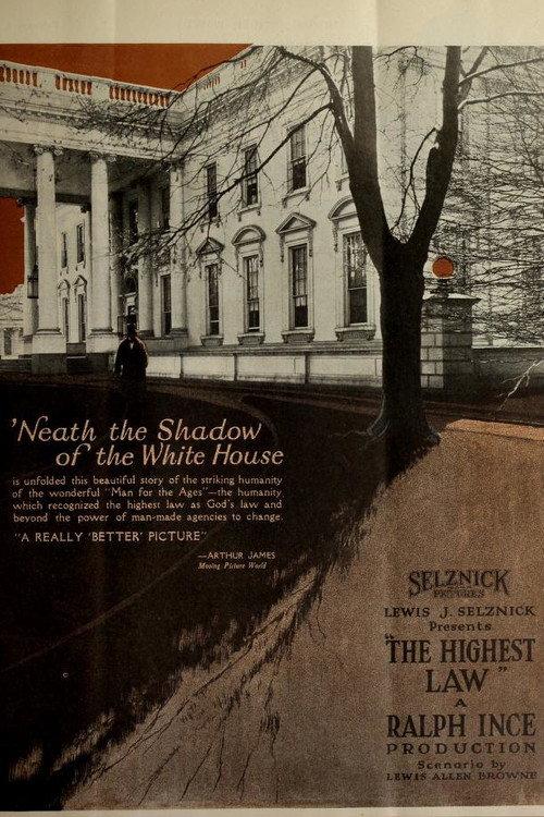 The Highest Law 1921 official movie poster