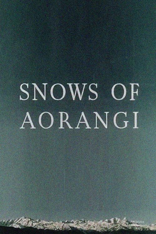 Snows of Aorangi 1955 official movie poster