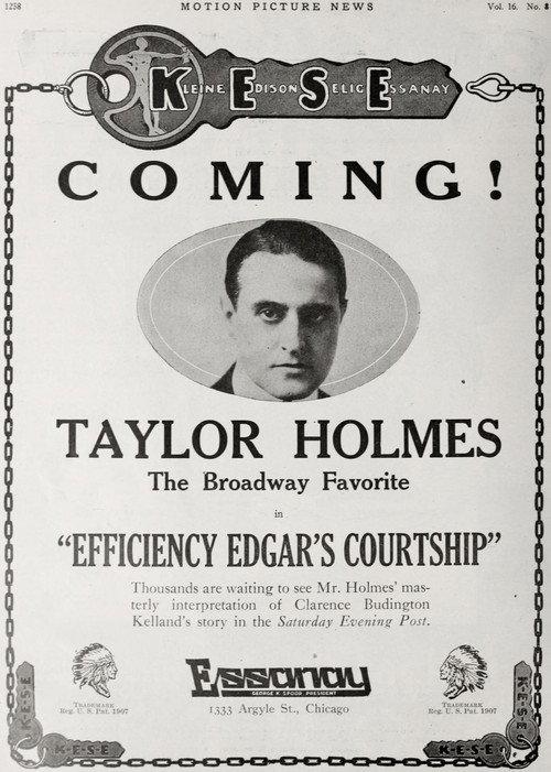 Efficiency Edgar's Courtship 1917 official movie poster