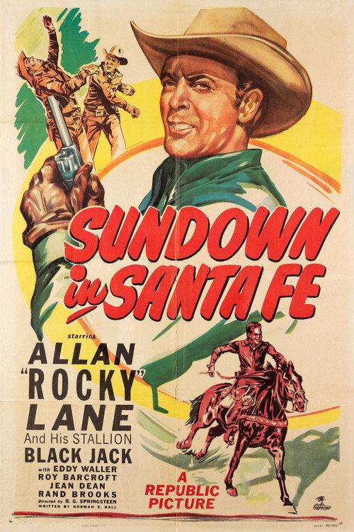 Sundown in Santa Fe 1948 official movie poster