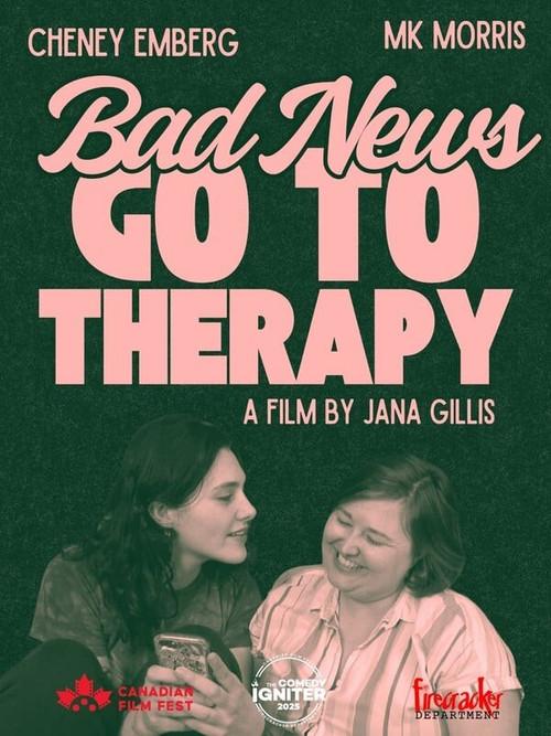 Bad News Go To Therapy 2026 official movie poster