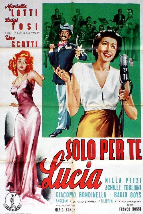 Solo per te Lucia 1952 official movie poster