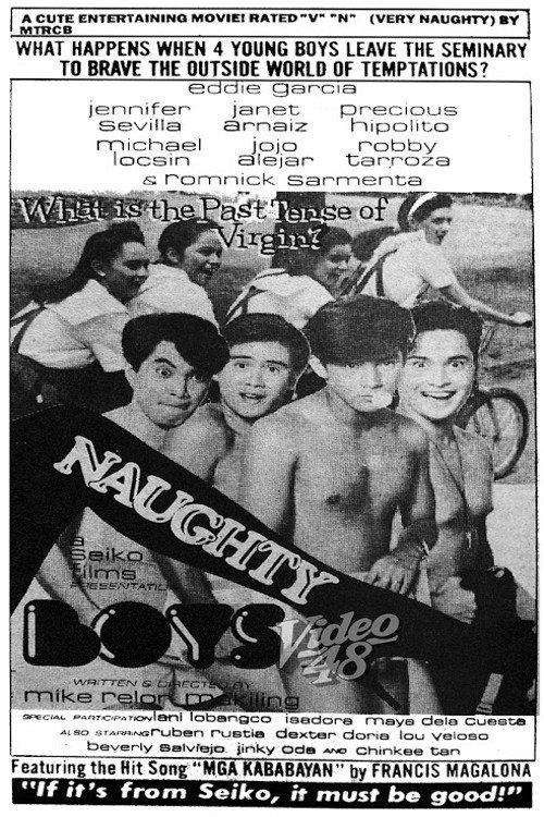 Naughty Boys 1990 official movie poster