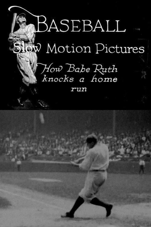 How Babe Ruth Knocks a Home Run 1920 official movie poster