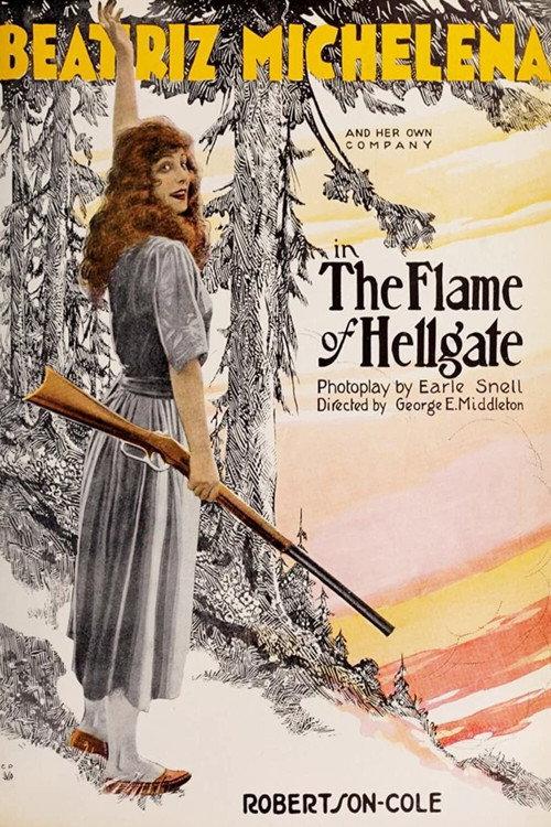 The Flame of Hellgate 1920 official movie poster