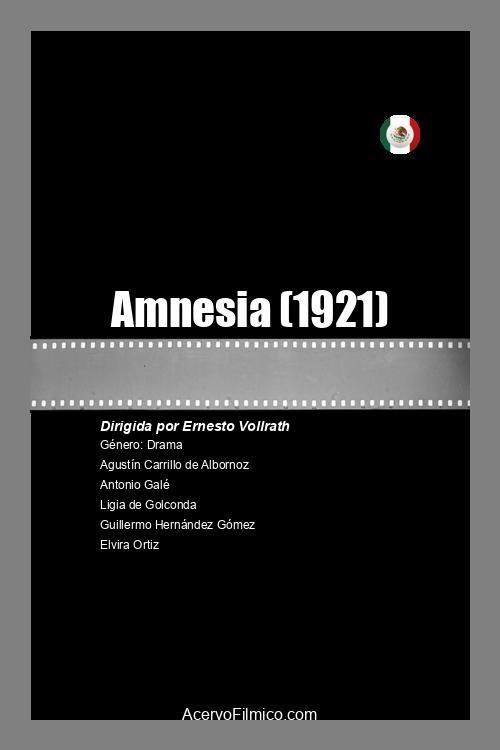 Amnesia 1921 official movie poster